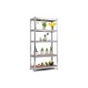 Regál 1800x600x300 mm zinkovaný 5-policový, nosnosť 875 kg 01